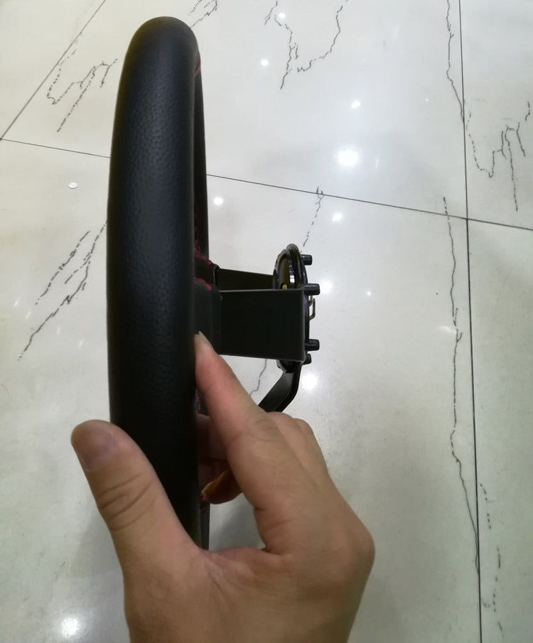 Leather deep dish Steering Wheel 14 inch