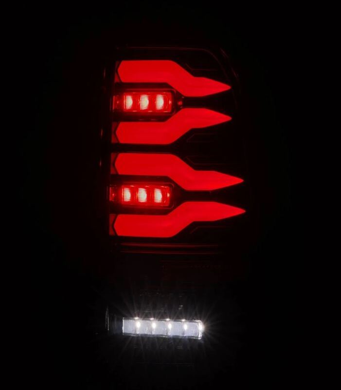 AlphaRex 97-03 Ford F150 / 99-16 Ford F250/F350/F450/F550 LUXX-Series LED Tail Lights - Alpha-Black 658001