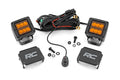 Rough Country 2 Inch Black Series LED Light Pods Spot | Amber | Square