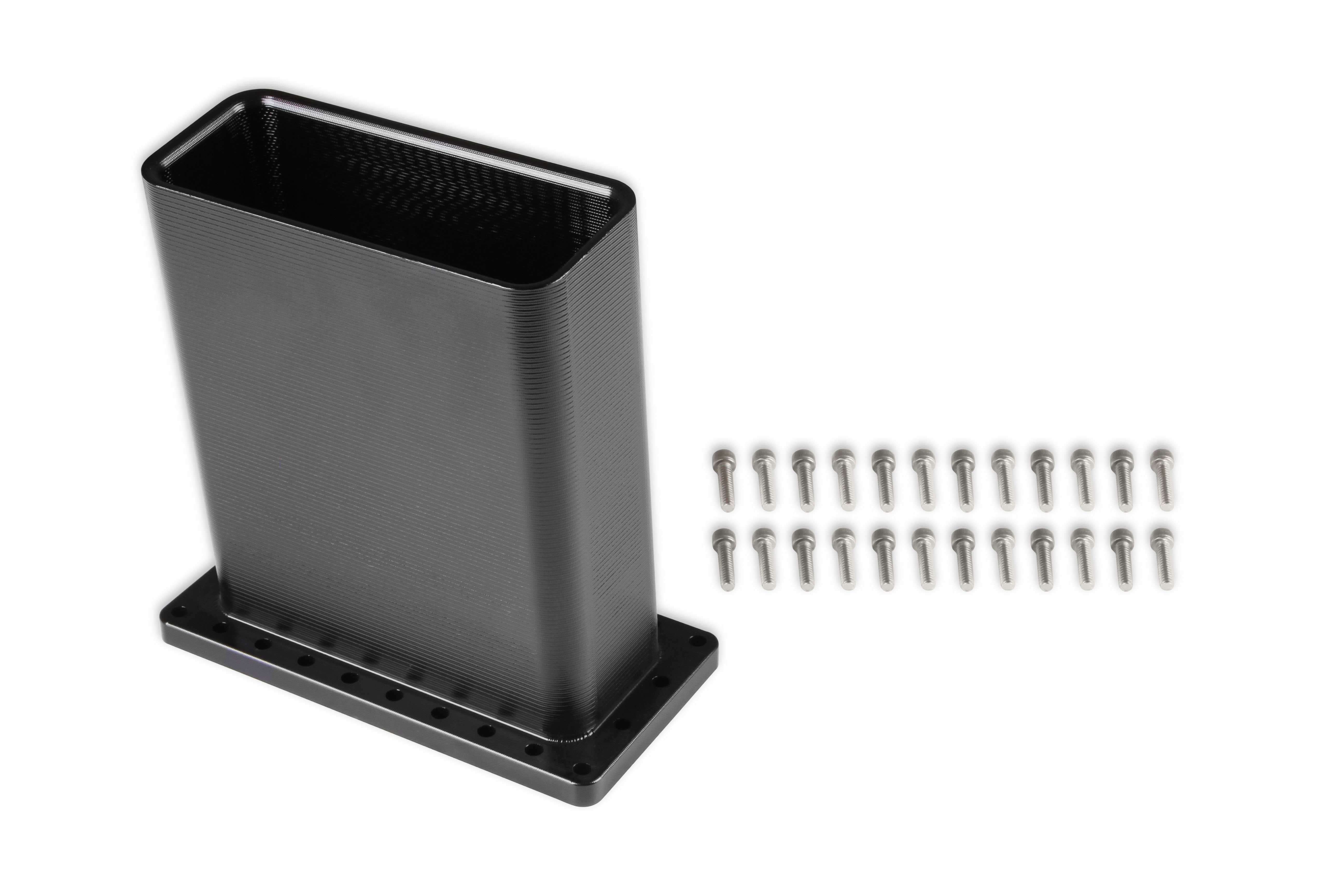 Burst Panel Stack LS Ultra Lo-Ram Billet Burst Panel Duct - Billet Burst Panel Duct Blac ...