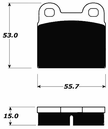Porterfield Brake Pads for 1980 SAAB 900 Series