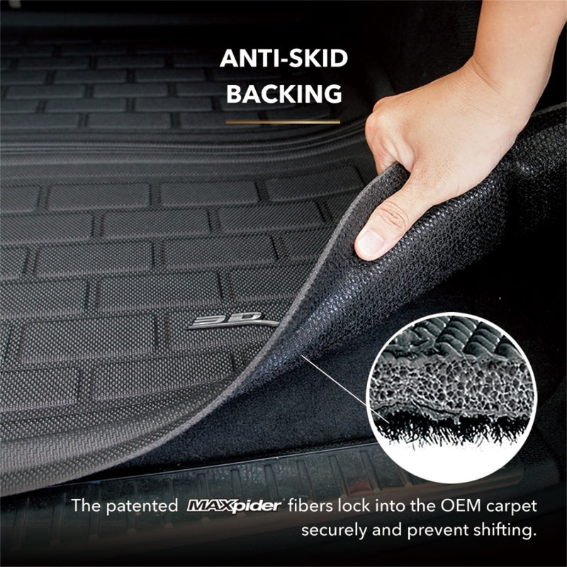 3D MAXpider 19-21 Mercedes-Benz A-Class (V177) Kagu Cross Fold Cargo Liner - Black M1MB1171309