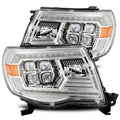AlphaRex 05-11 Toyota Tacoma NOVA LED Projector Headlights Plank Style Chrome w/Activation Light/DRL 880743