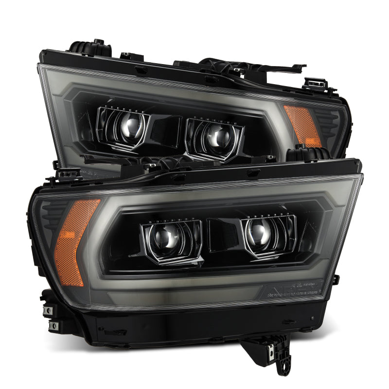 AlphaRex 19-22 Dodge Ram 1500 PRO-Series Projector Headlights Alpha Black w/Seq Signal/DRL 880573