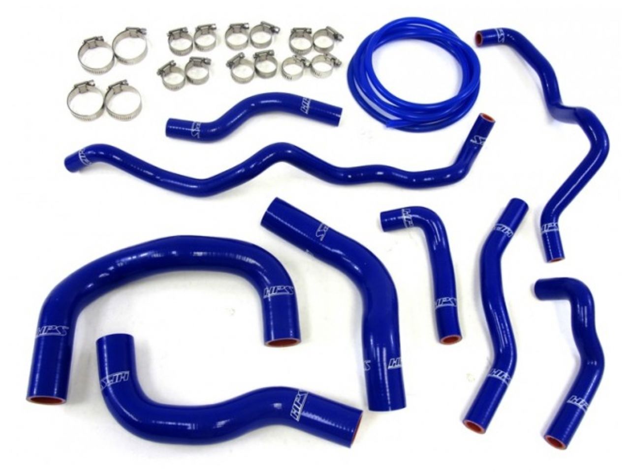 HPS Reinforced Blue Silicone Radiator + Heater Hose Kit Coolant Scion 08-14 iQ 1.3L