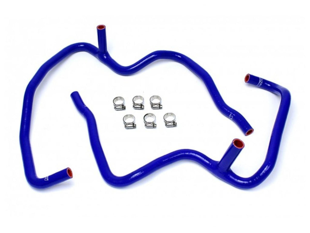 HPS Blue Reinforced Silicone Heater Hose Kit Coolant Jeep 06-10 Commander 5.7L V8 with Rear A/C