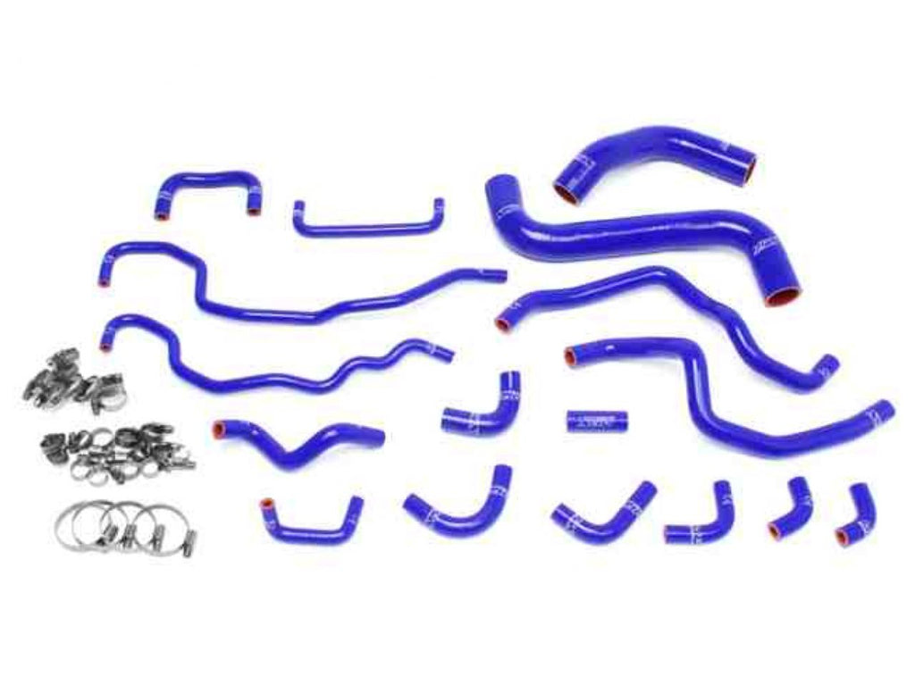 HPS Blue Reinforced Silicone Radiator + Heater Hose Kit Subaru 15-16 WRX STI 2.5L Turbo