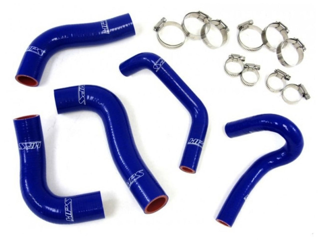 HPS Reinforced Blue Silicone Radiator + Heater Hose Kit Coolant Mazda 94-97 Miata 1.8L