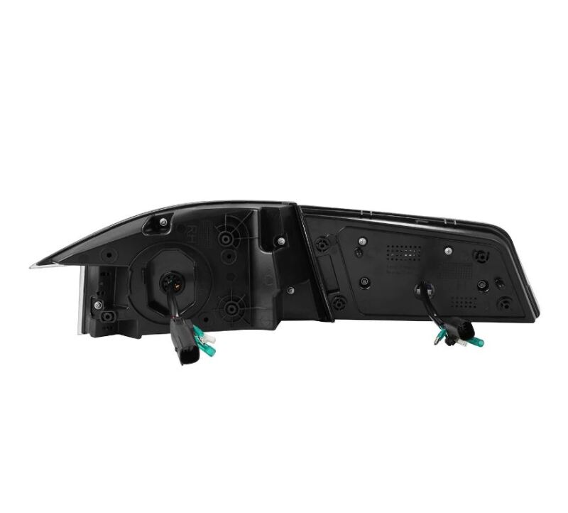 AlphaRex 12-21 Tesla Model S LUXX-Series LED Tail Lights - Black/Red 601130