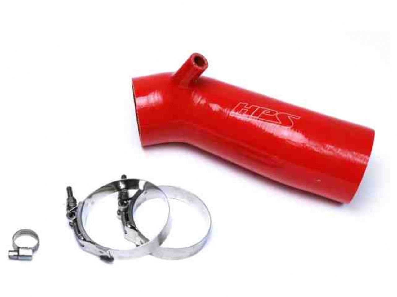 HPS Red Reinforced Silicone Post MAF Air Intake Hose Kit Honda 13-16 Accord 2.4L