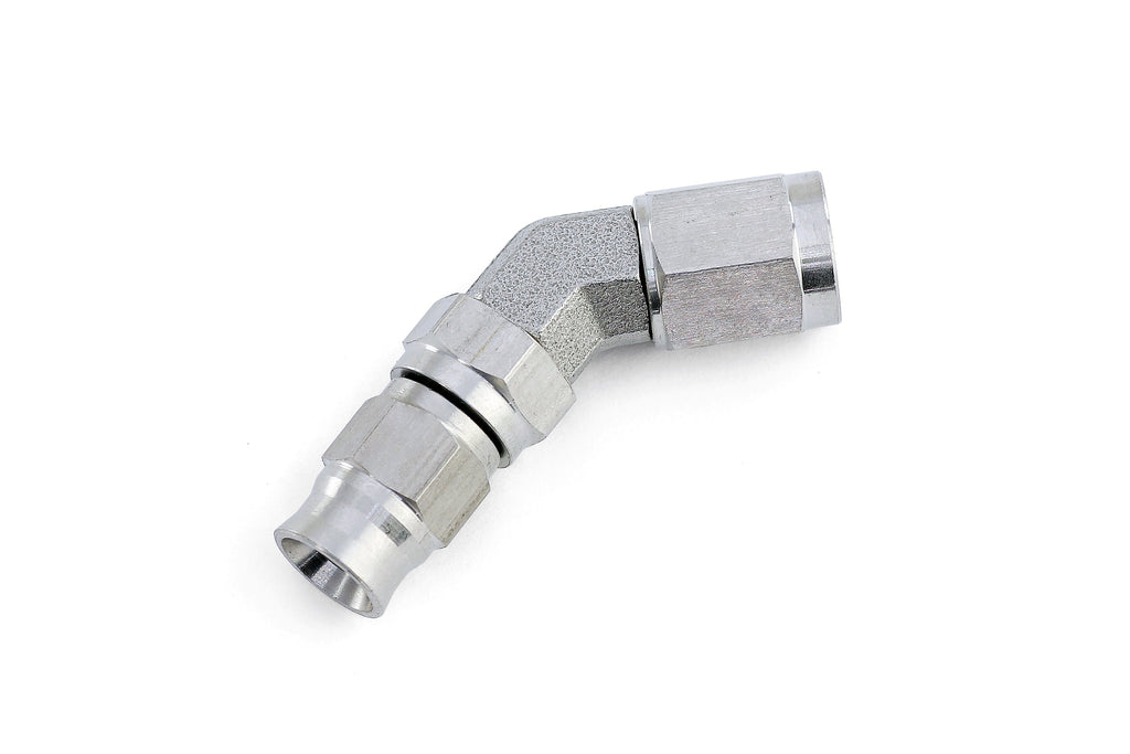 HPS Performance Straight/ 45/ 90 Degree -3 Compression Teflon Hose End to AN Female for PTFE Hose, Stainless Steel