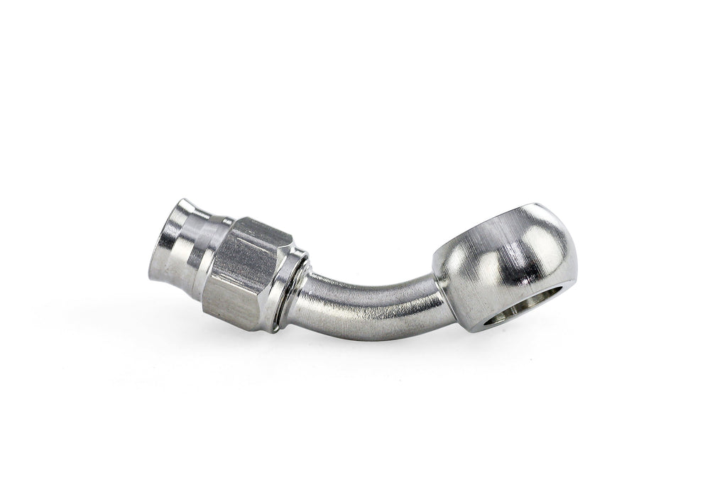 HPS Performance -3 Compression Teflon Hose End to AN Female with 10mm Banjo for PTFE Hose, Stainless Steel