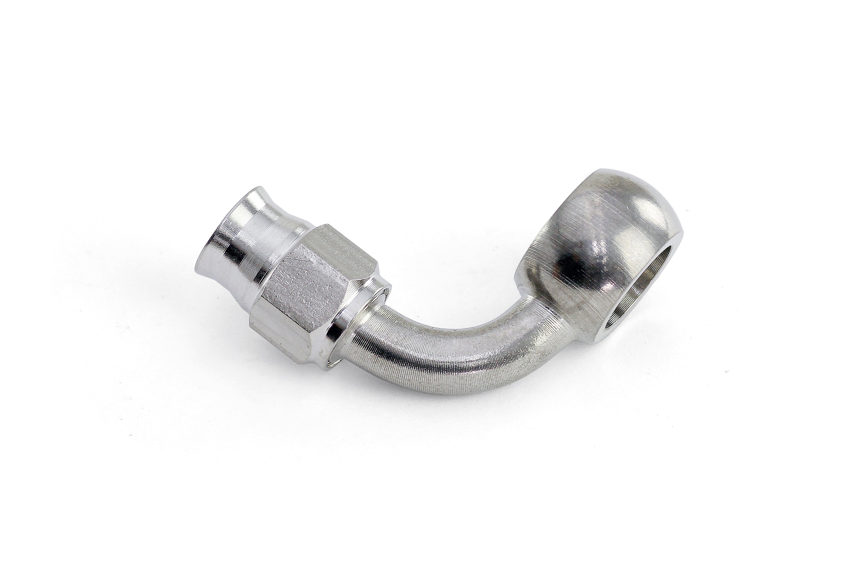 HPS Performance -3 Compression Teflon Hose End to AN Female with 10mm Banjo for PTFE Hose, Stainless Steel