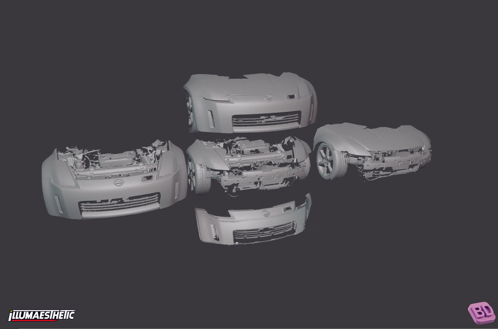 Nissan 350Z (Z33) 3D Scan (2003-2006)