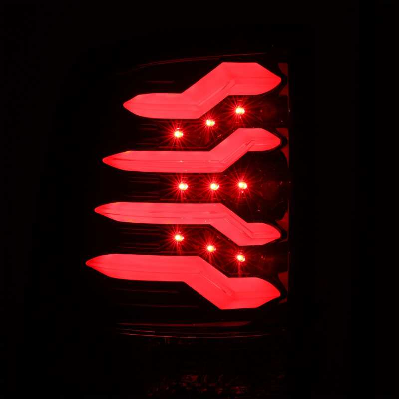 AlphaRex 09-18 Dodge Ram 1500 PRO-Series LED Tail Lights Jet Black 640010