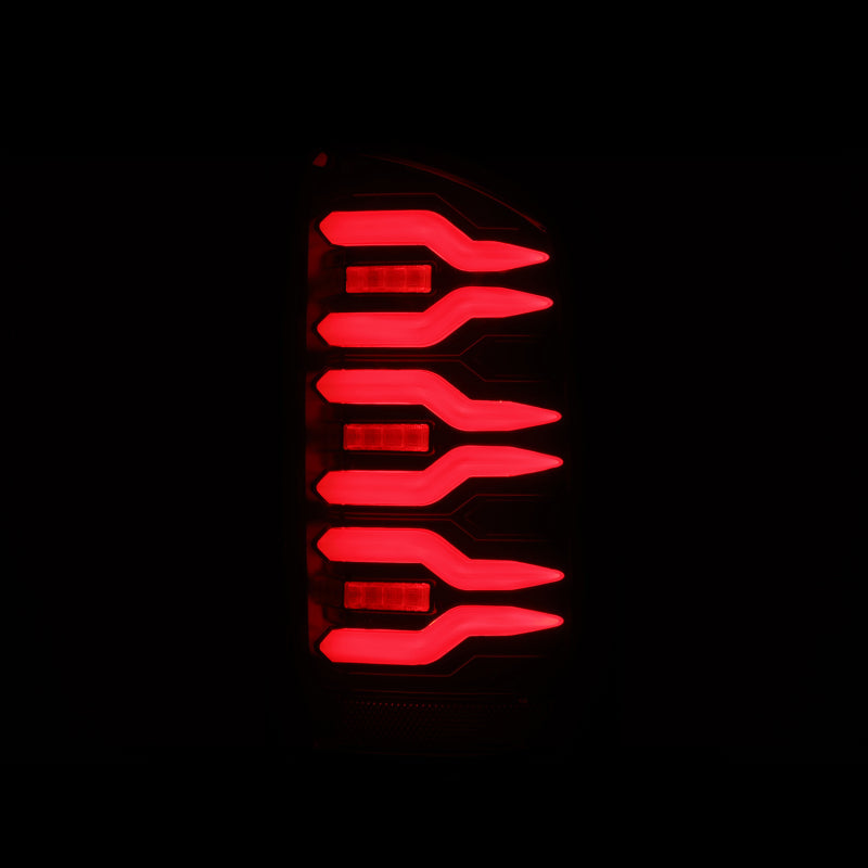 AlphaRex 02-06 Dodge Ram1500 + 03-06 Dodge Ram2500/3500 Luxx-Series LED Tail Lights (Pair) Black/Red 641030