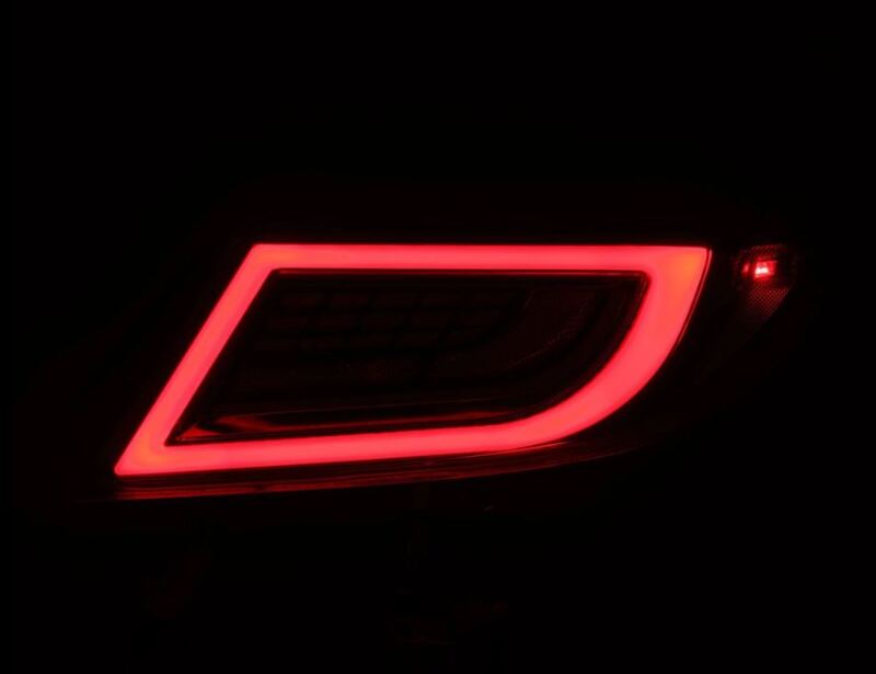 AlphaRex 22-24 Toyota GR86 LUXX LED Taillights Vivid Red 675030