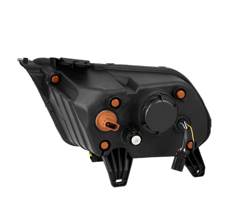 AlphaRex 10-12 Ford Mustang NOVA-Series LED Proj. Headlights Alpha-Blk w/Activ Lght & Seq.Sig SB DBL 880490