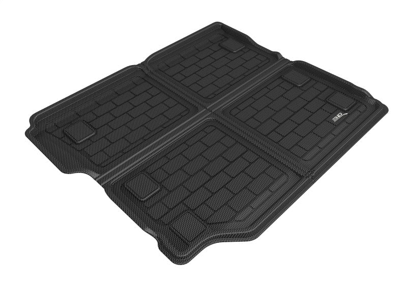 3D MAXpider 18-21 Jeep Wrangler Unlimited JL w/ Sub/Flat Load Floor Kagu Cargo Liner - Black M1JP0231309