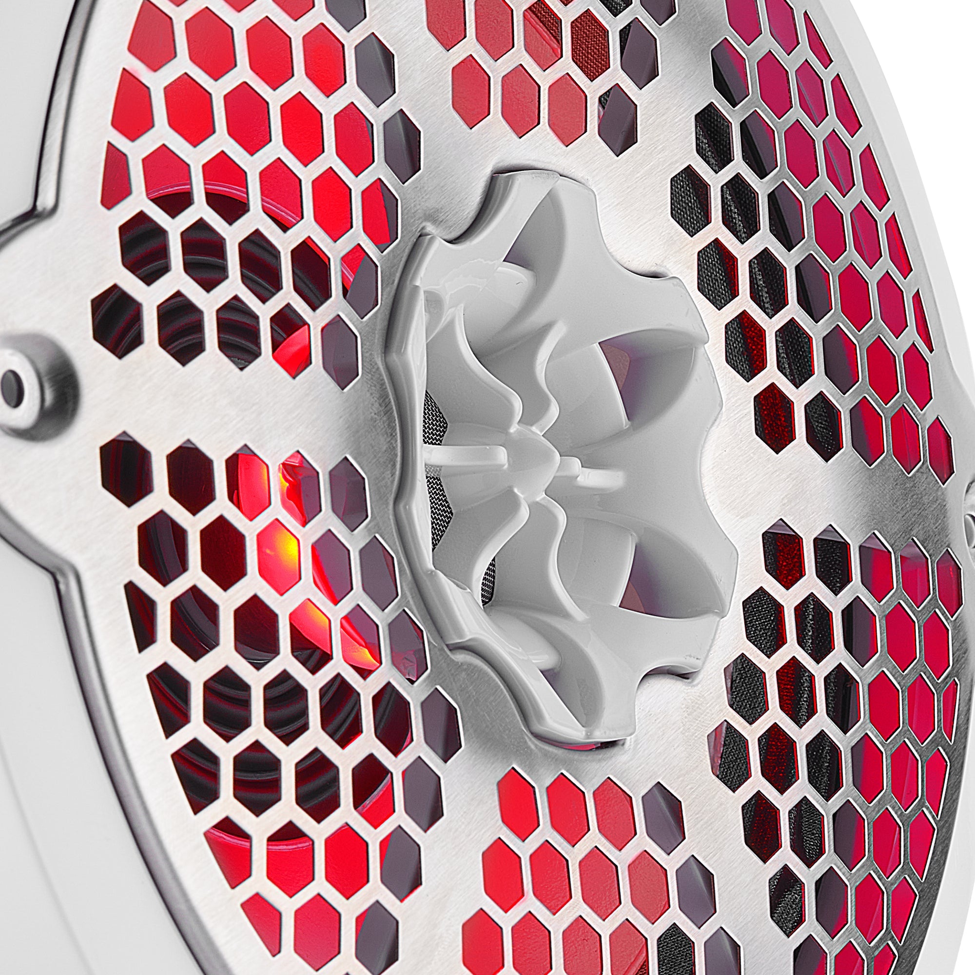 8” Marine 2-Way Hybrid Speaker with RGB LED, Compression Driver and Neodymium Magnet | 350W RMS 4-Ohm