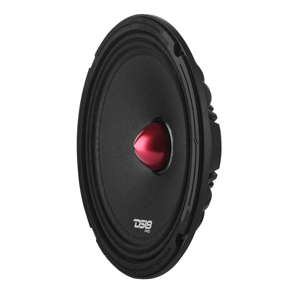 PRO 10" Slim Neodymium Mid-Range Loudspeaker with Bullet | 250W RMS 4-Ohm