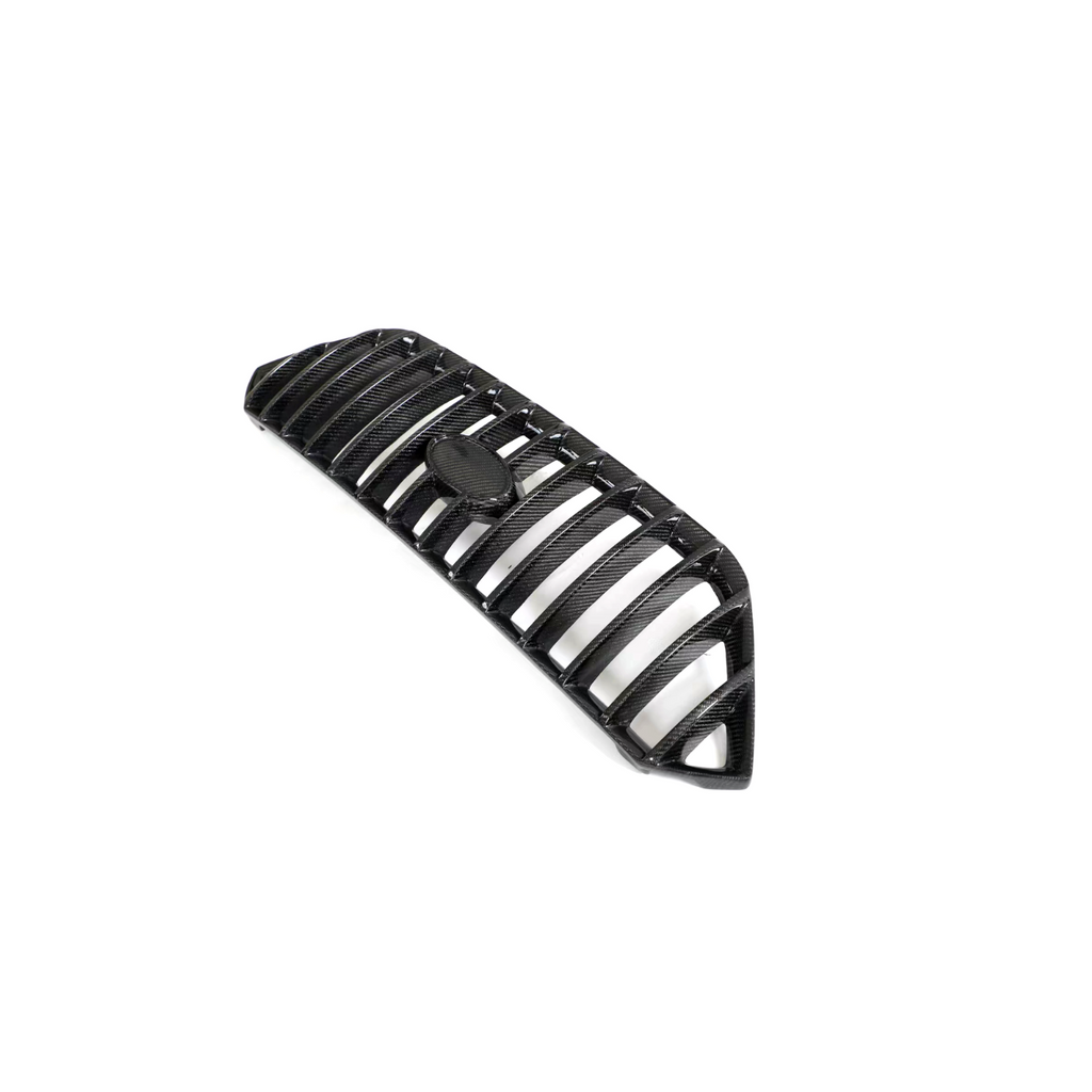 JDMuscle [22-25 WRX] Carbon Fiber Front Bumper Grille - Amuga Style