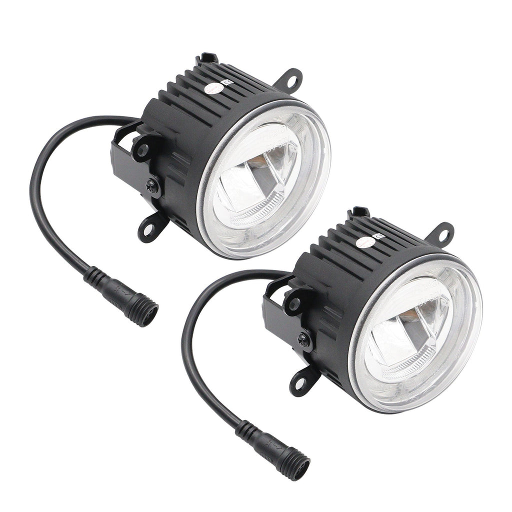 JDMuscle [15-21 WRX or STI, 13+ BRZ or FT86, 14+ Forester] LED / Halo DRL Fog Light Housings