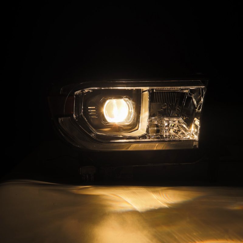 AlphaRex 07-13 Toyota Tundra / 08-17 Sequoia LUXX LED Proj HL Chrome w/Actv Light / Seq. Sig + DRL 880824