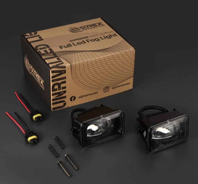 AlphaRex 15-20 Ford F150/17-22 Super Duty DoubleTap Dual Color LED Projector Fog Lights 210009