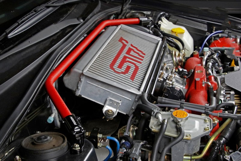 PERRIN [02-07 WRX, 04-07 STI] Strut Tower Brace Red | PSP-SUS-052RD
