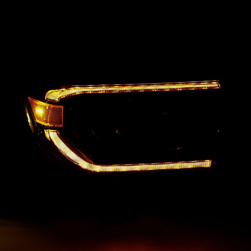 AlphaRex 07-13 Toyota Tundra NOVA LED Proj Headlights Alpha-Black w/Activ Light/Seq Signal/DRL 880820