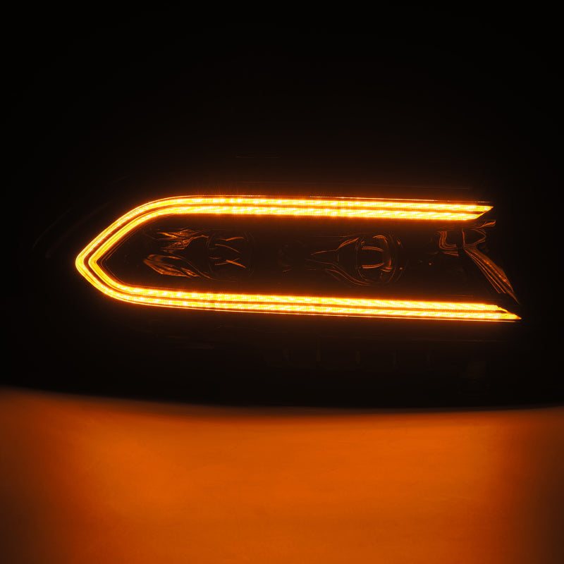 AlphaRex 15-23 Dodge Charger LUXX-Series LED Proj Headlights Black w/Activtn Lgt & Seq.Sig / SB DRL 880599