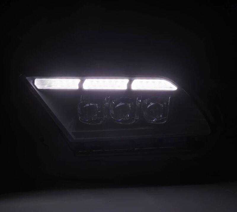 AlphaRex 10-12 Ford Mustang NOVA-Series LED Projector Headlights Blk w/Activ Light & Seq.Sig /SB DRL 880489