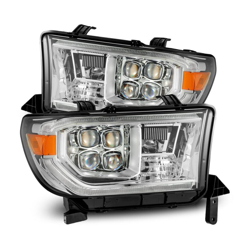 AlphaRex 07-13 Toyota Tundra / 08-17 Sequoia NOVA LED Proj HL Chrome w/Actv Light Seq. Sig + DRL 880819