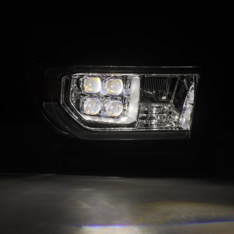 AlphaRex 07-13 Toyota Tundra / 08-17 Sequoia NOVA LED Proj HL Chrome w/Actv Light Seq. Sig + DRL 880819