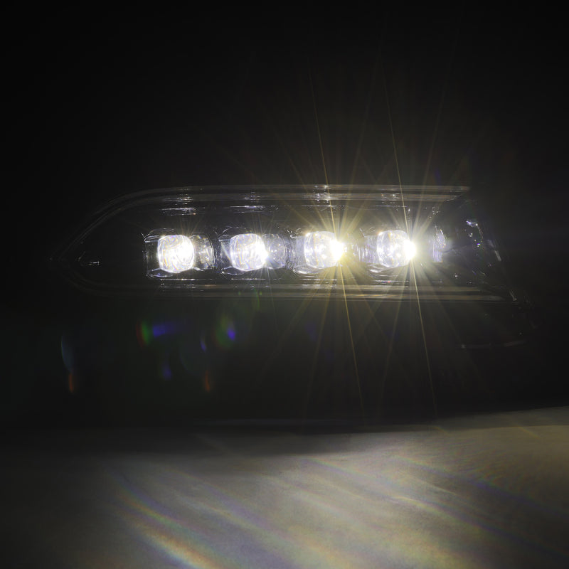 AlphaRex 15-23 Dodge Charger NOVA LED Proj Headlights Alpha-Blk w/Actv Light & Seq.Sig / SB DRL 880500