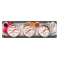 Longacre Ultra-Lite 3-Gauge Panel - OP, WT, FP