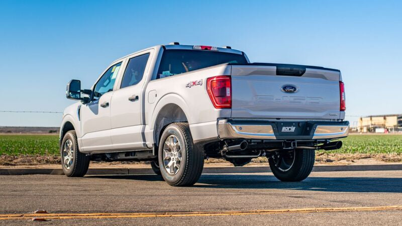 Borla F-150 2021 2.7L/3.5L 4dr CC SB EC STB Lar/KingR/Plnm/LTD 3/2.25 SRE CB Touring BLK CHR Tips 140862BC