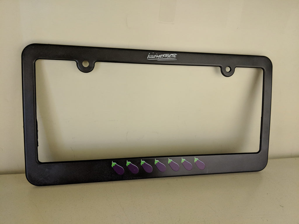 Illumaesthetic Custom Plate Frame (Simple Text)