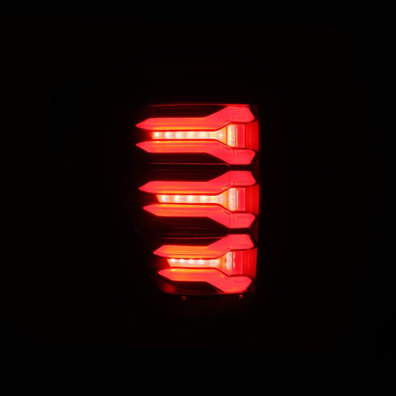 AlphaRex 21-22 Ford F-150 LUXX LED Tailights Black/Red 653030