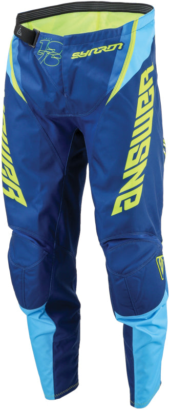 Answer 24 Syncron Envenom Pants Blue/Hyper Acid Youth Size - 28 442601