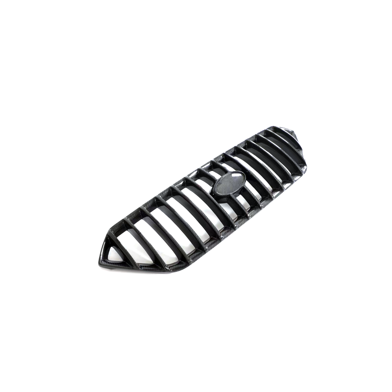 JDMuscle [22-25 WRX] Carbon Fiber Front Bumper Grille - Amuga Style