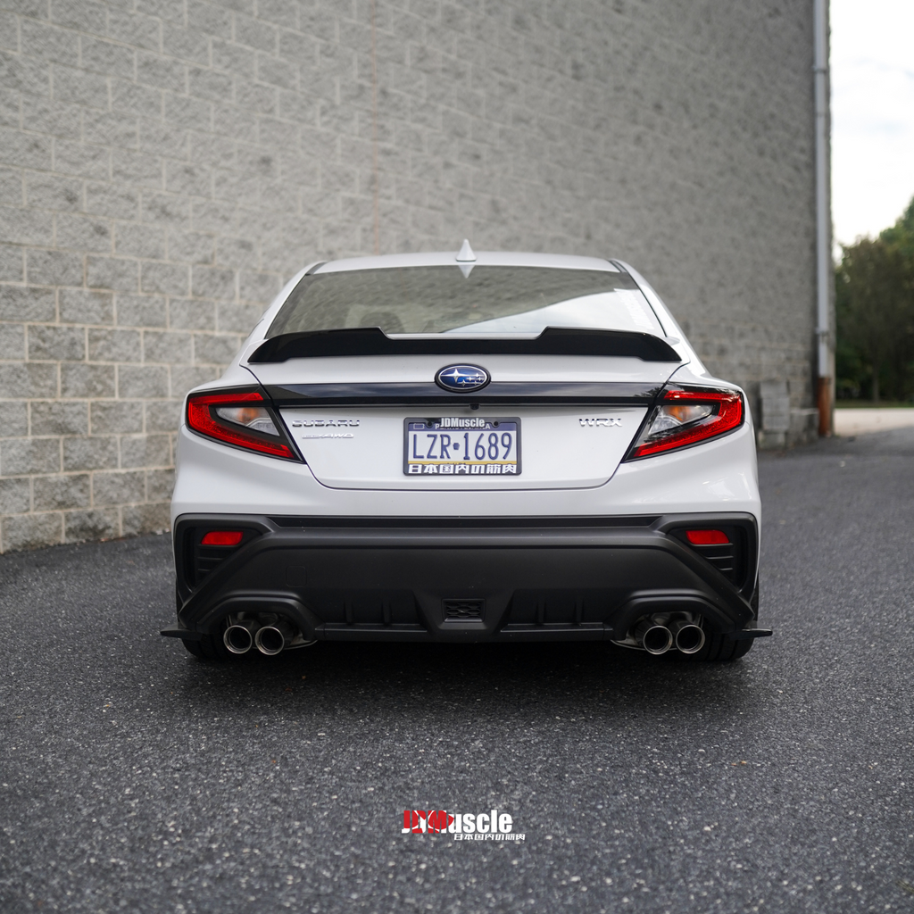 JDMuscle [22-25 WRX] STI Style Duck Bill Spoiler-Paint Matched/Gloss Black