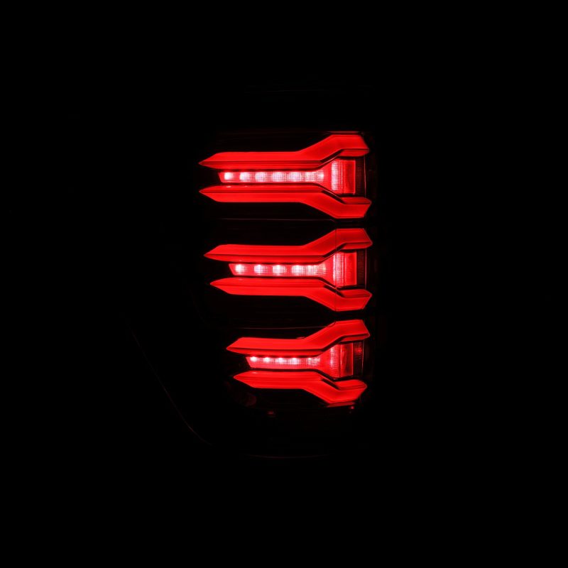 AlphaRex 21-22 Ford F150 LUXX LED Projector Tail Lights - Alpha-Black 653010
