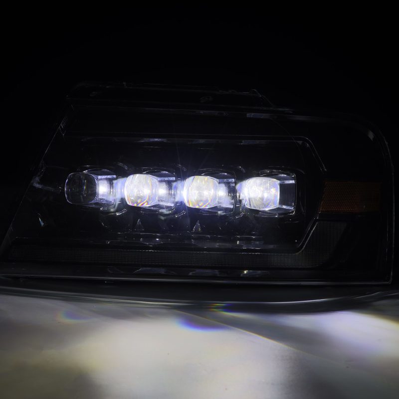 AlphaRex 04-08 Ford F-150 (No 2004 Heritage) NOVA-Series LED Proj HL Chrome w/Actv Light / Seq. Sig 880130