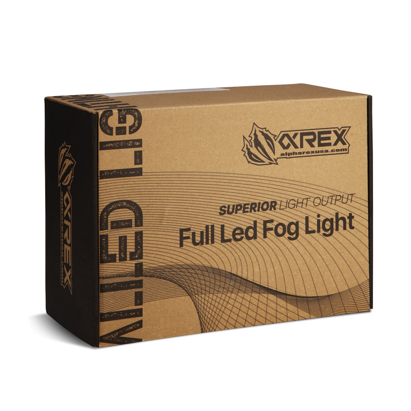 AlphaRex 19-23 Chevrolet Silverado 2500/3500HD DoubleTap Dual Color LED Projector Fog Lights 210017