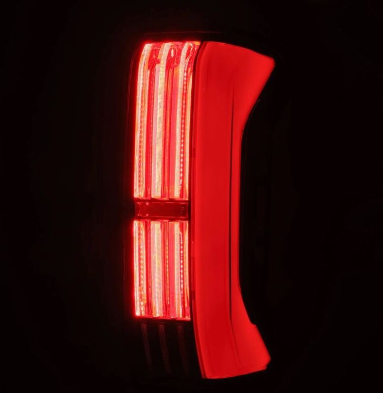 AlphaRex 22-24 Toyota Tundra NOVA-Series Prismatic LED Tail Lights - Black/Red 673002