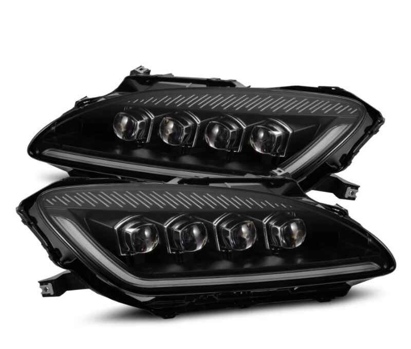 AlphaRex 99-09 Honda S2000 NOVA-Series Projector LED Headlights - Black 880273