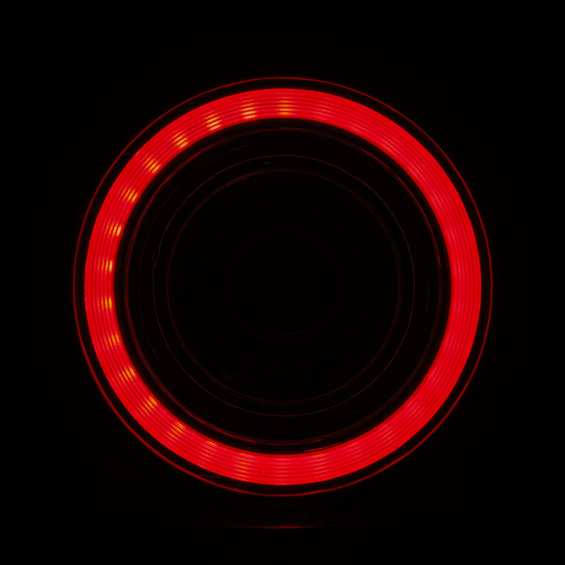 AlphaRex 10-15 Ferrari 458 NOVA-Series Prismatic LED Tail Lights Red Clear 668002