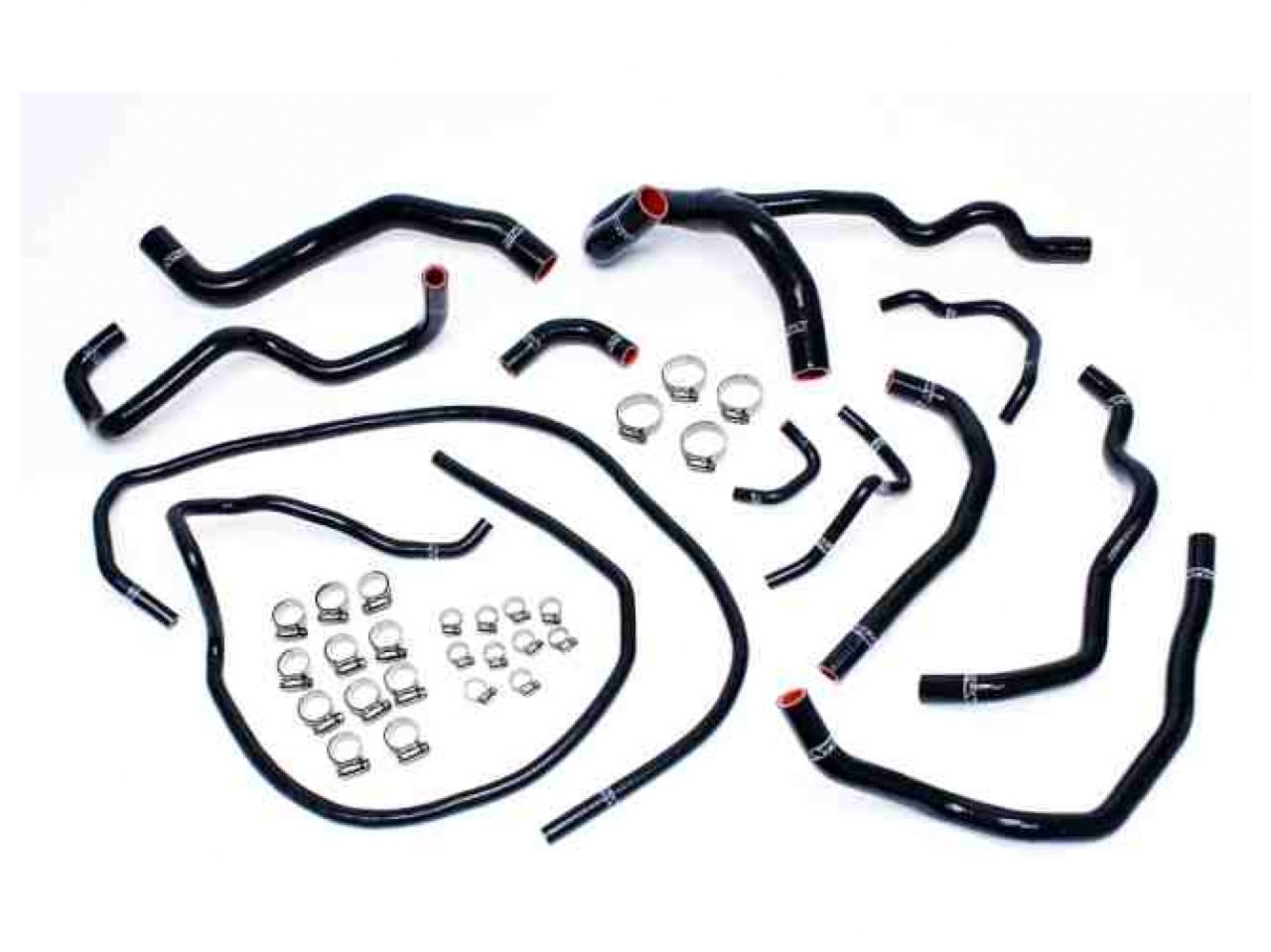 HPS Black Reinforced Silicone Radiator + Heater Hose Kit Coolant Mazda 10-13 Mazdaspeed 3 2.3L Turbo
